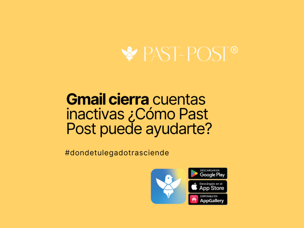 Gmail cierra cuentas inactivas ¿Cómo Past Post puede ayudarte?